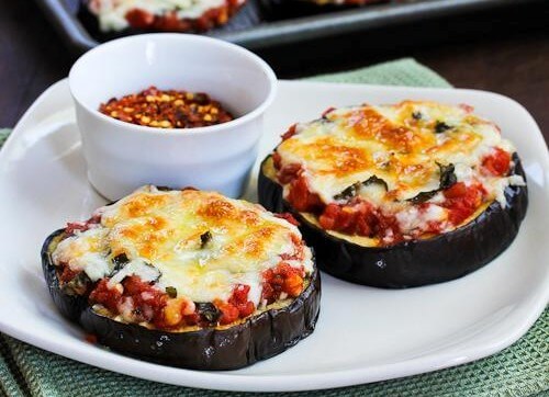 Eggplant Pizza