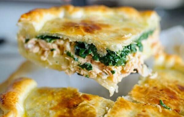 salmon-spinach