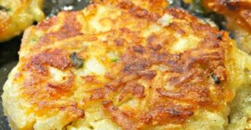 Crispy Cheesy Hash Brown Patties