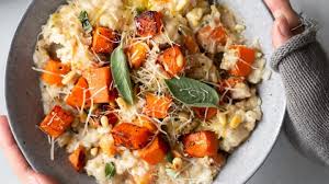 Creamy butternut squash and sage risotto is a comforting, gluten-free dish perfect for cozy dinners. Roasted squash and fresh herbs make this risotto flavorful and elegant.