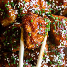 Honey garlic air fryer chicken bites (quick dinner in 20 minutes)