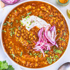 Moroccan lentil soup (vegan & spiced)