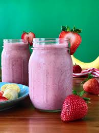 Strawberry banana smoothie (dairy free)