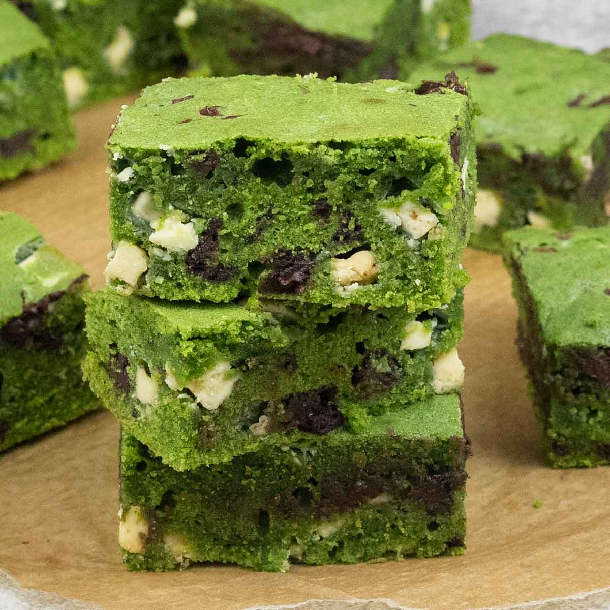 Matcha brownies